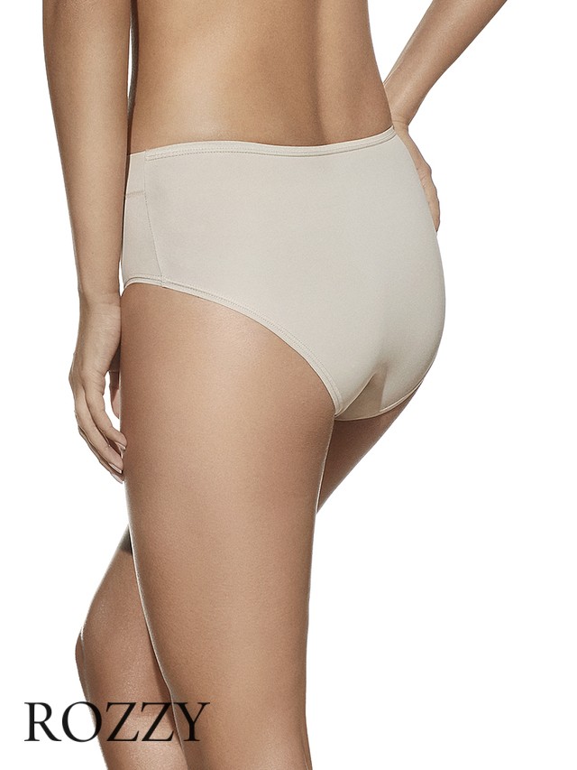 Трусы классика корректирующие Selene Mariluz Braga серо-бежевый