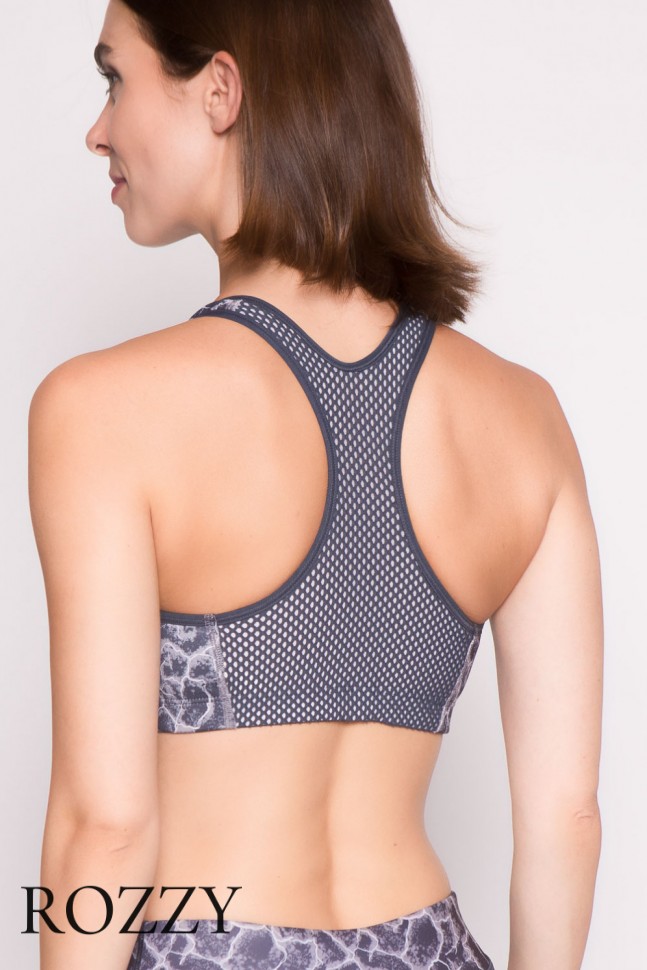 Топ спортивный Shock Absorber S04NO серый асфальт