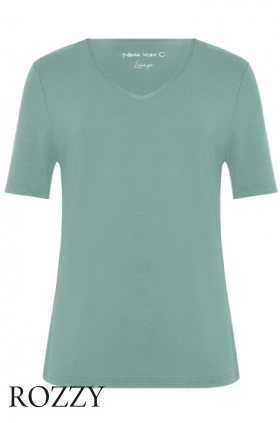 Футболка домашняя Nina Von C Modal 16460874 зеленый