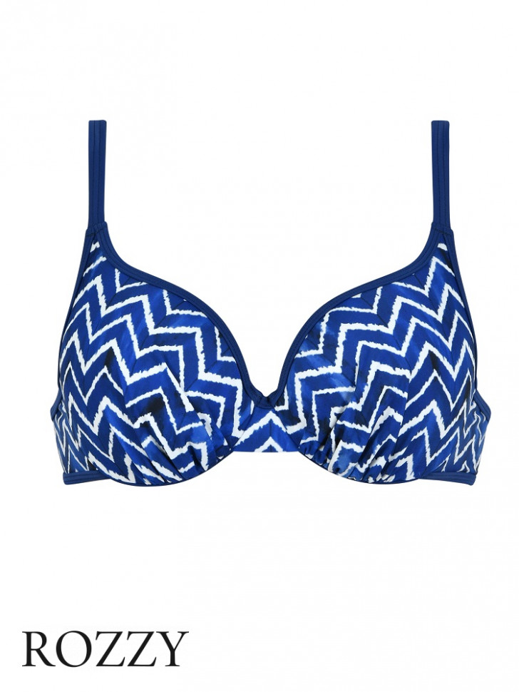 Бюстгальтер купальный Naturana 77042 синий Ф