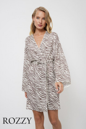 Халат вискозный Aruelle Manuela капучино