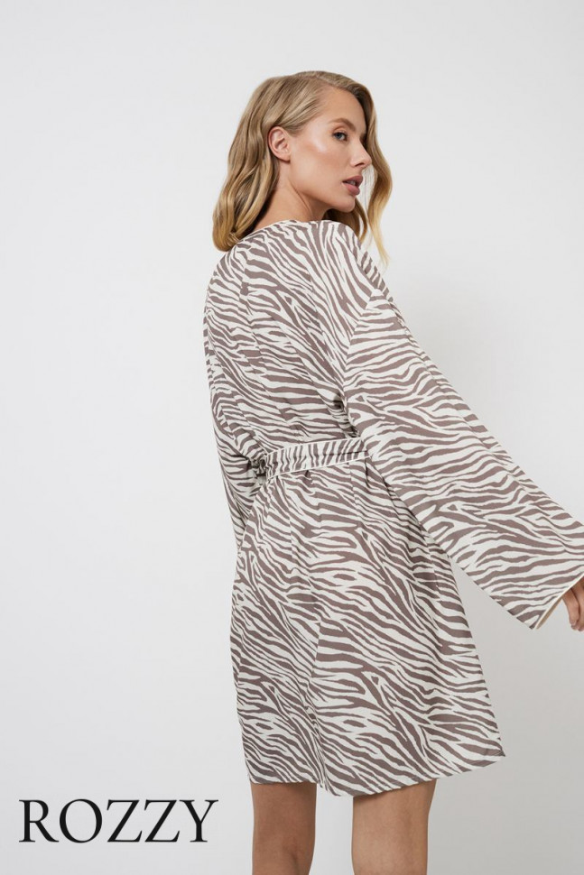 Халат вискозный Aruelle Manuela капучино