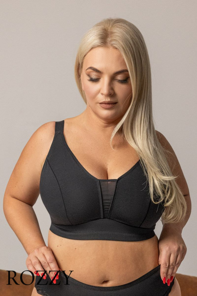 Бюстгальтер без косточек Kris Line Marcella Black черный