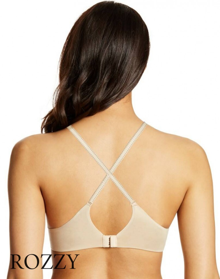 Бюстгальтер пуш-ап без косточек Maidenform 9456 латте/черный